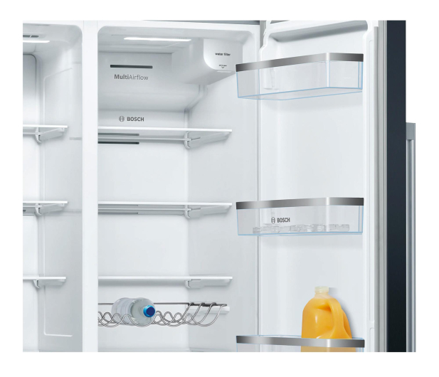 Lodówka Bosch KAD93ABEP Side by Side PerfectFit No Frost 178,7cm Czarna Dystrybutor Kostkarka 562L - 1224629 - zdjęcie 5